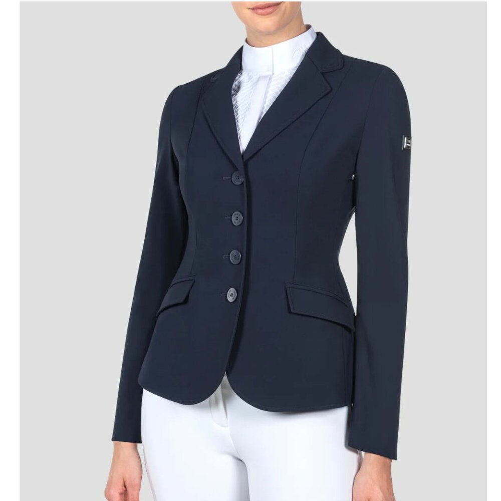 NWT Equiline Miriamk Navy Show Coat - Size 36